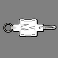 Key Clip W/ Key Ring & Capital Letter M Key Tag